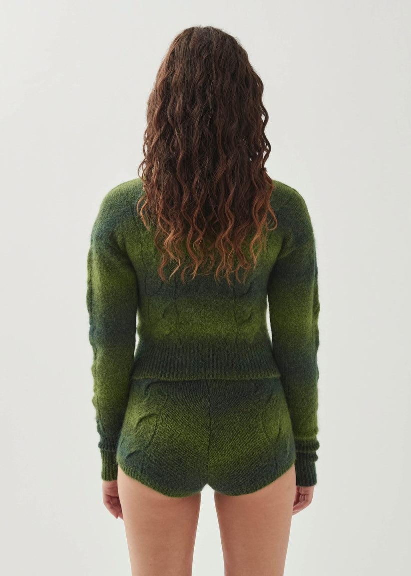 Alohas Aspen Jersey Verde de Punto ÚLTIMAS EDICIONES