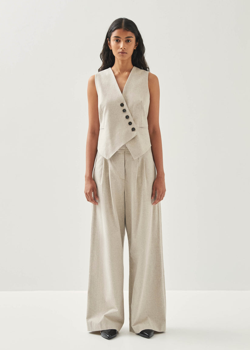 Alohas Meran Pantalones Color Crema