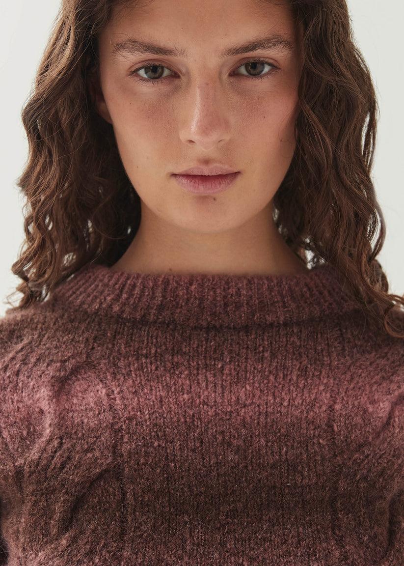 Alohas Aspen Jersey Rosa de Punto Solo hoy