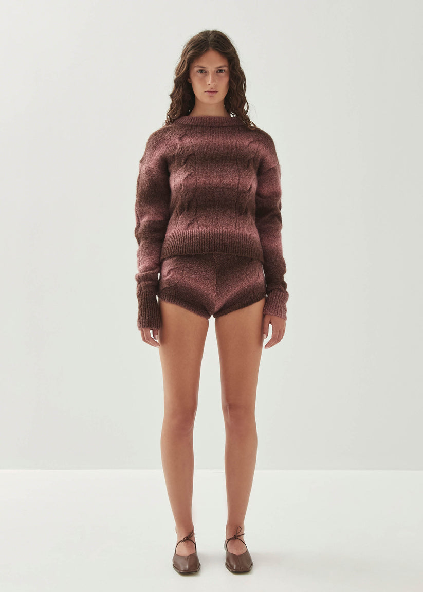Alohas Aspen Jersey Rosa de Punto Solo hoy