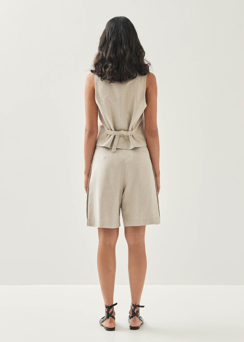 Alohas Niselle Cream Shorts Ahorra y exporta