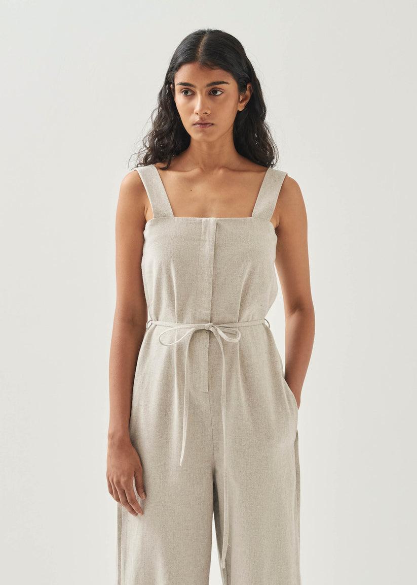 Alohas Inguer Cream Jumpsuit Oferta exclusiva