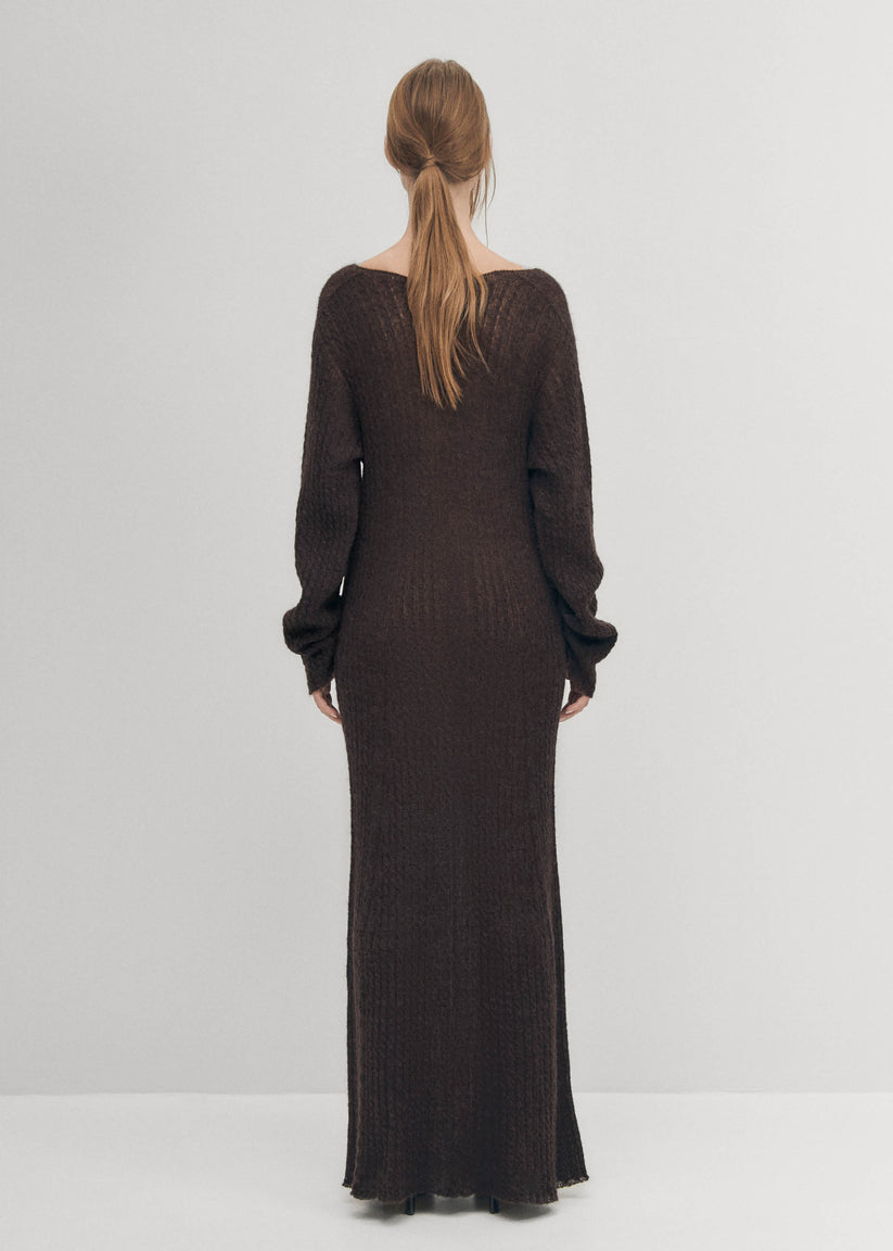 Alohas Triza Vestido Marrón Descuento por venta flash