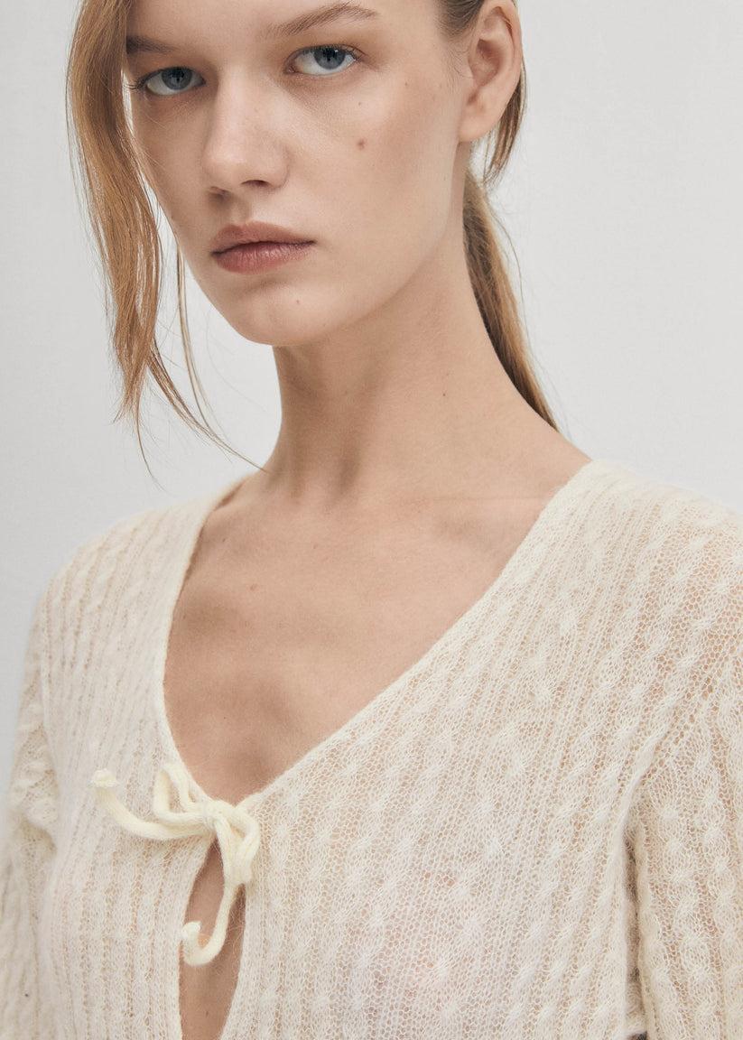 Alohas Triza Vestido Color Crema Ofertas especiales