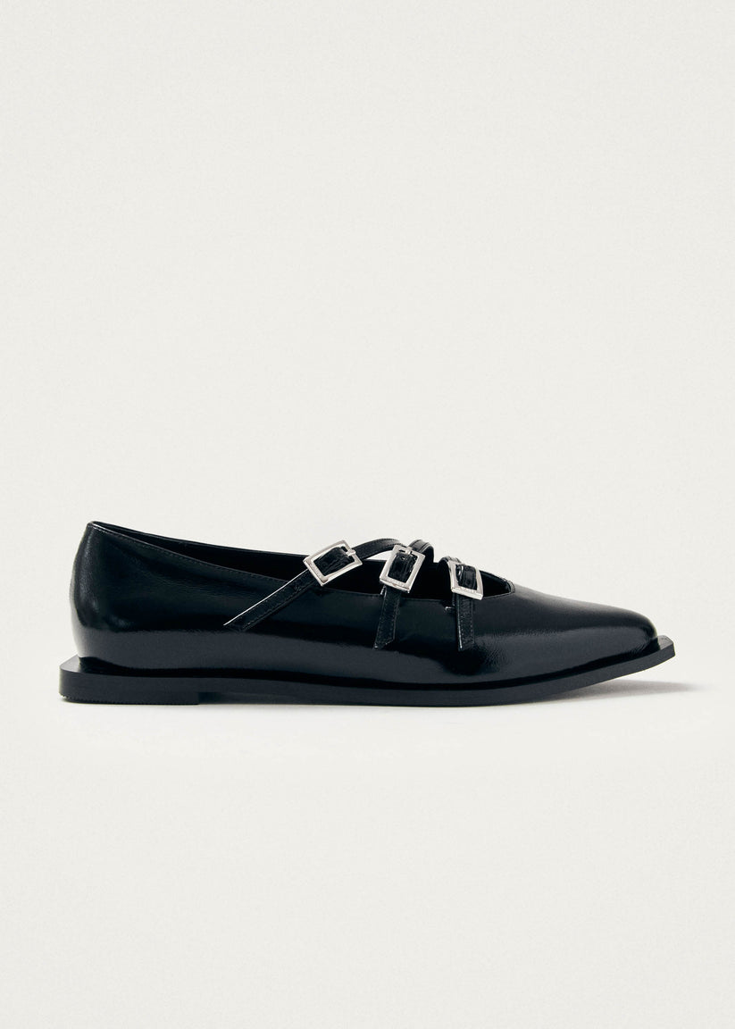 Alohas Jive Onix Bailarina de Cuero Negro