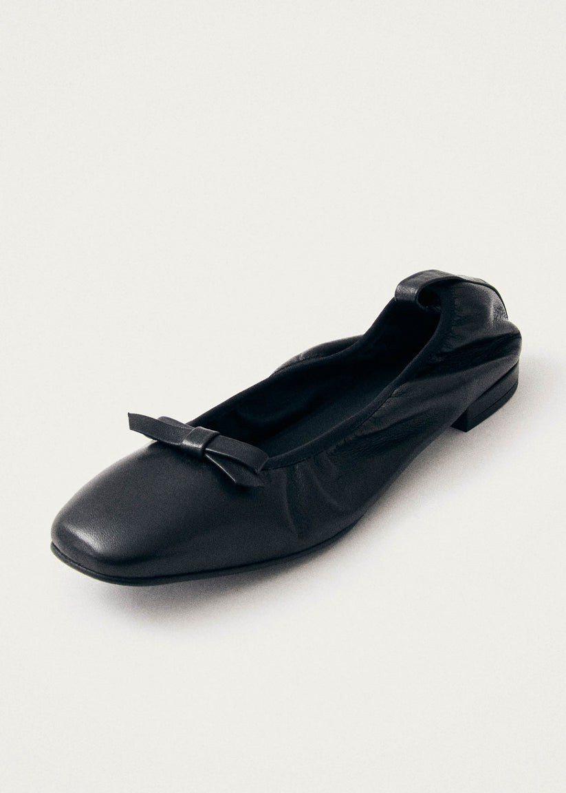 Alohas Freya Bailarinas de Cuero Negro En oferta