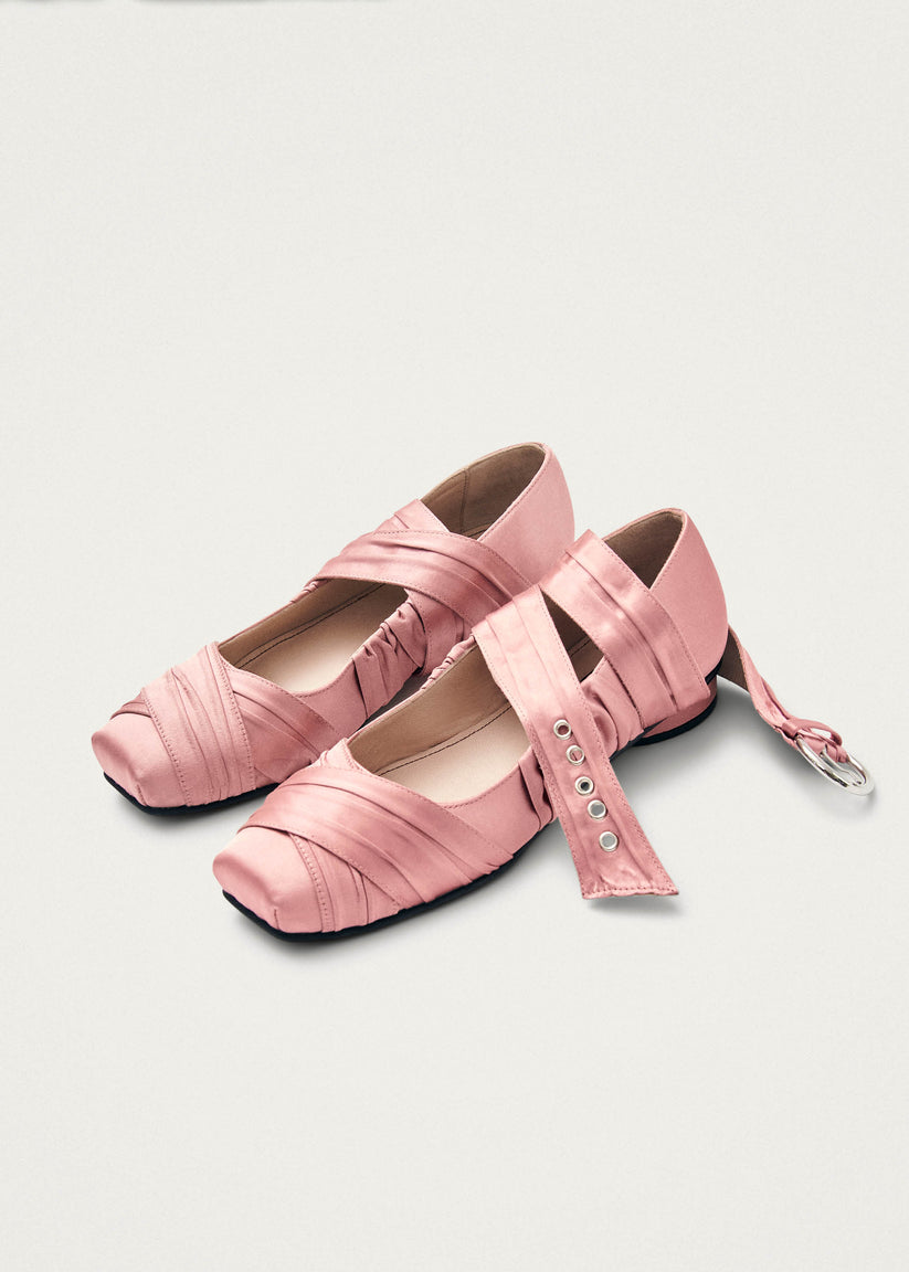 Alohas Volant Silky Bailarinas Color Rosa Tienda