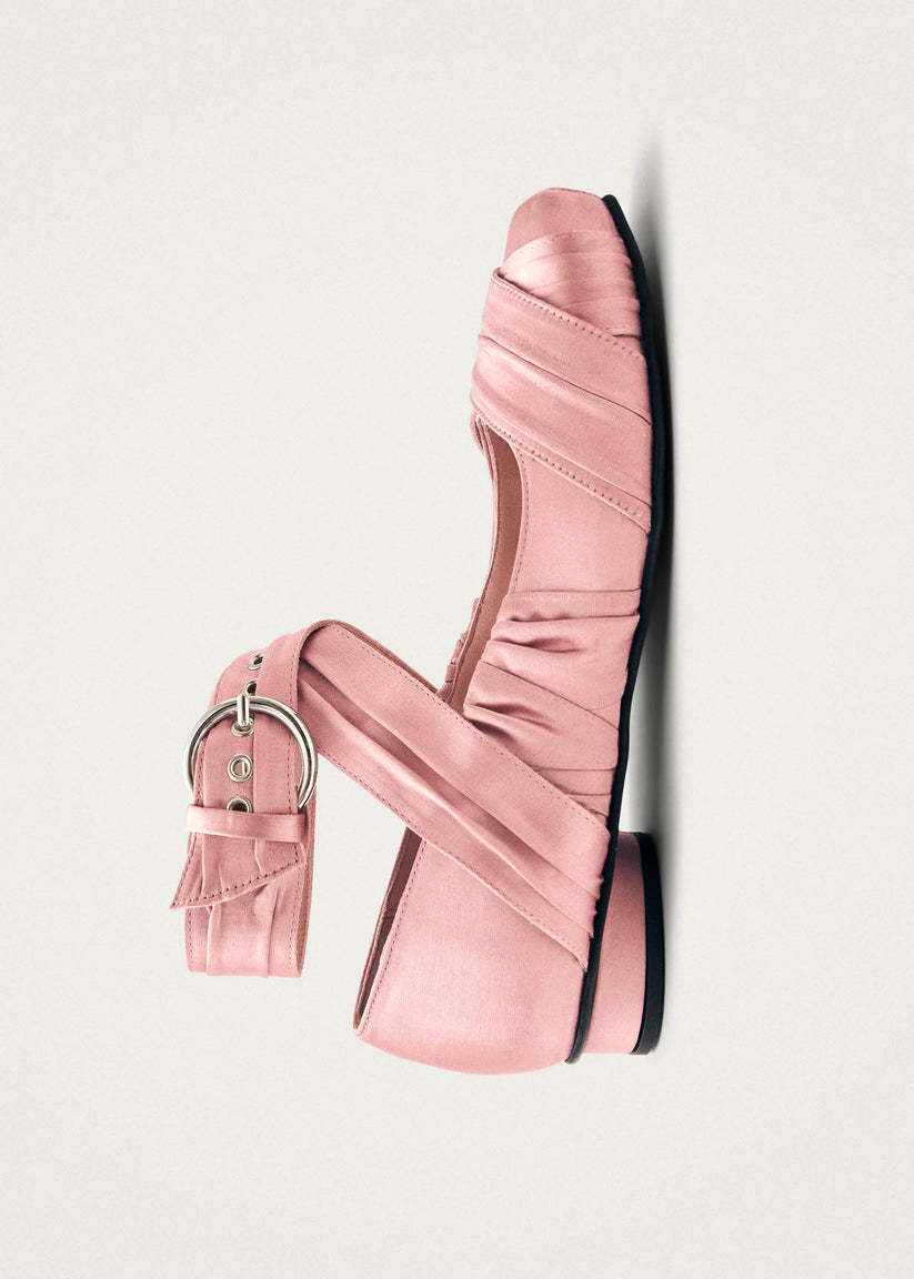 Alohas Volant Silky Bailarinas Color Rosa Tienda