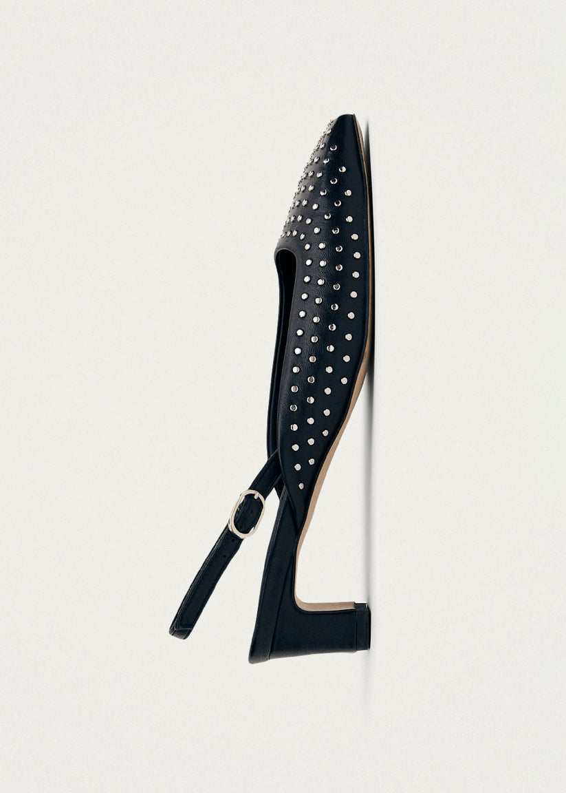 Alohas Lindy Tacones de cuero negro Oferta especial de fábrica