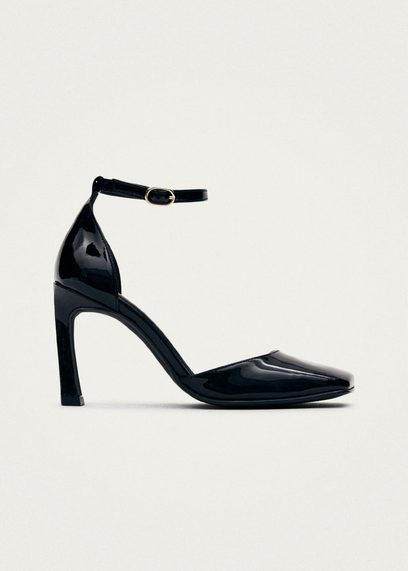 Alohas Liebe Onix Tacones de Cuero Negro