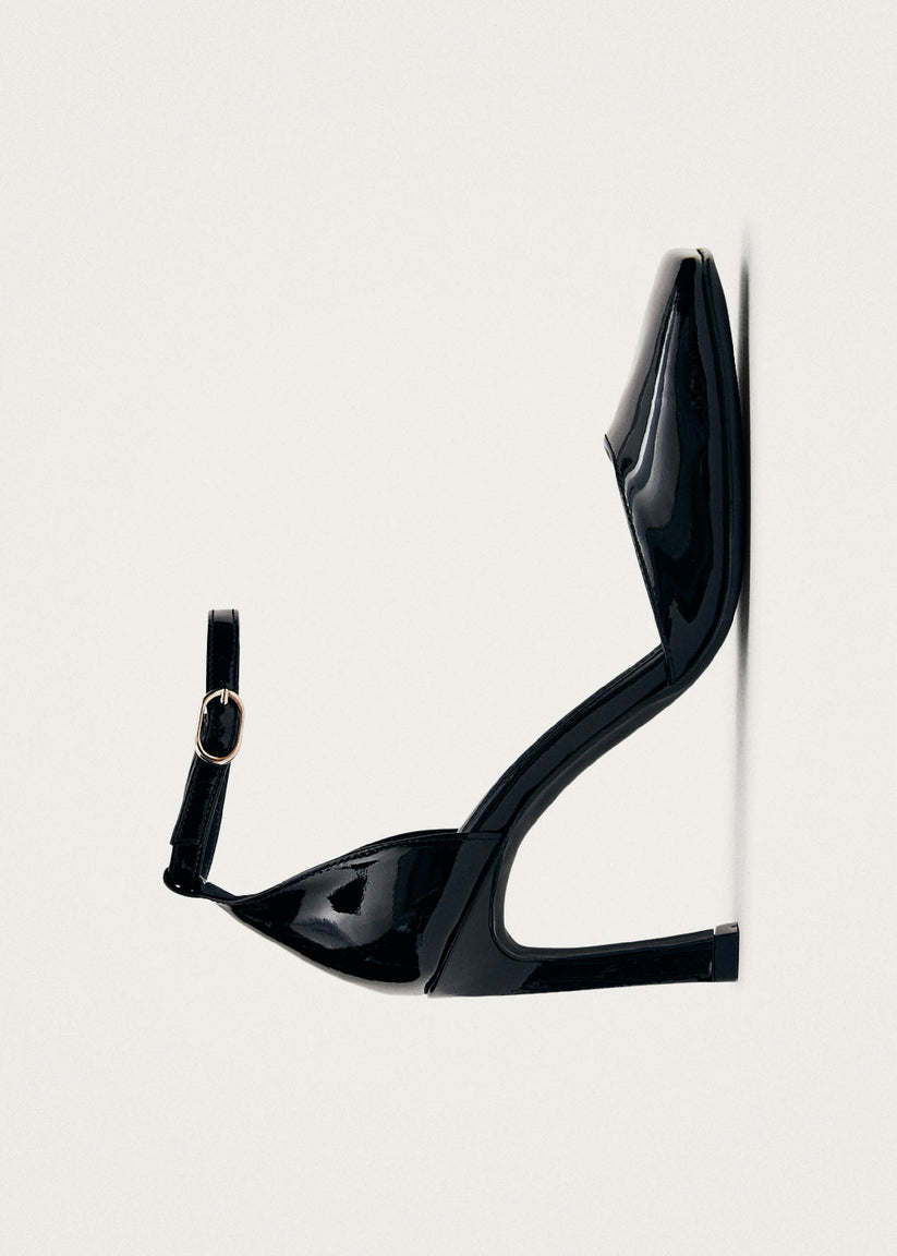 Alohas Liebe Onix Tacones de Cuero Negro Ventas relámpago