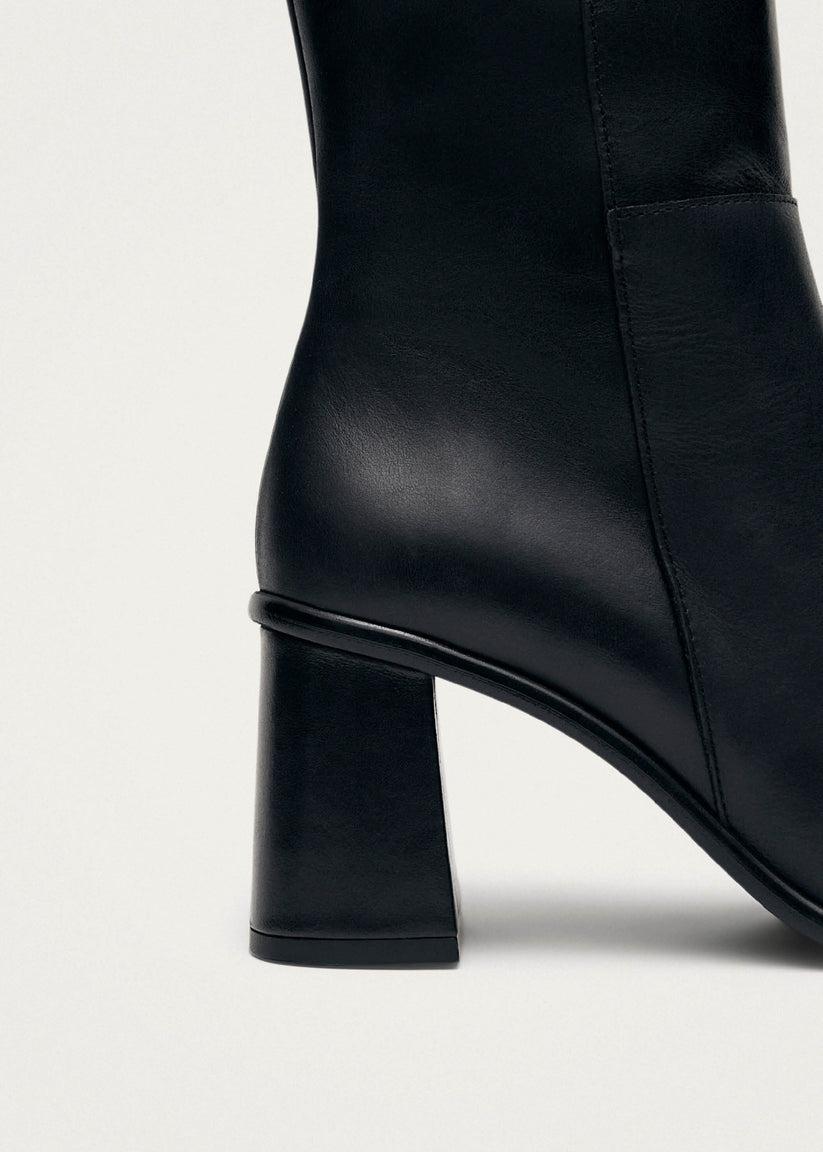 Alohas West Botas de Piel Negras Oferta especial de fábrica