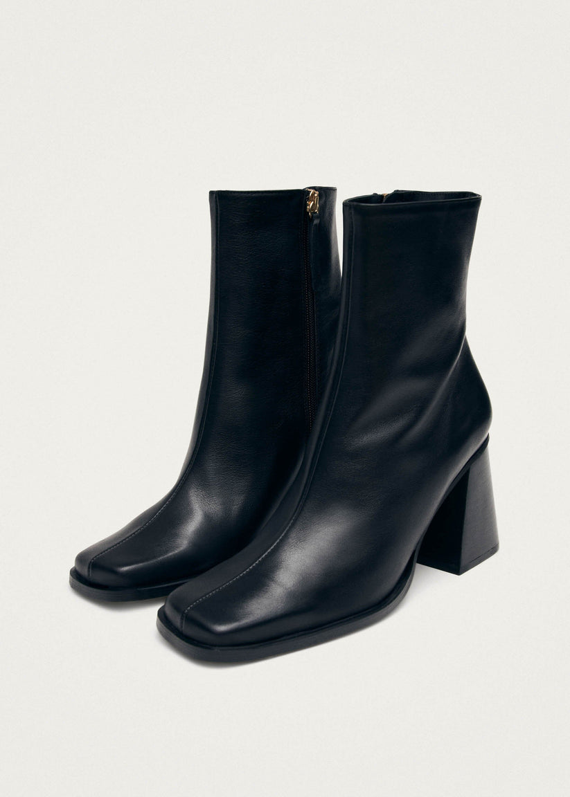 Alohas South Botas de Piel Negra Outlet