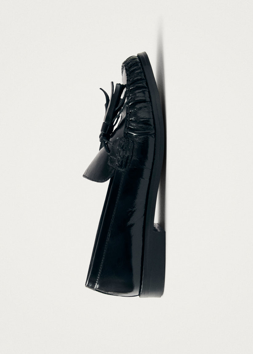 Alohas Marietta Onix Mocasines de Cuero Negro Gran oferta
