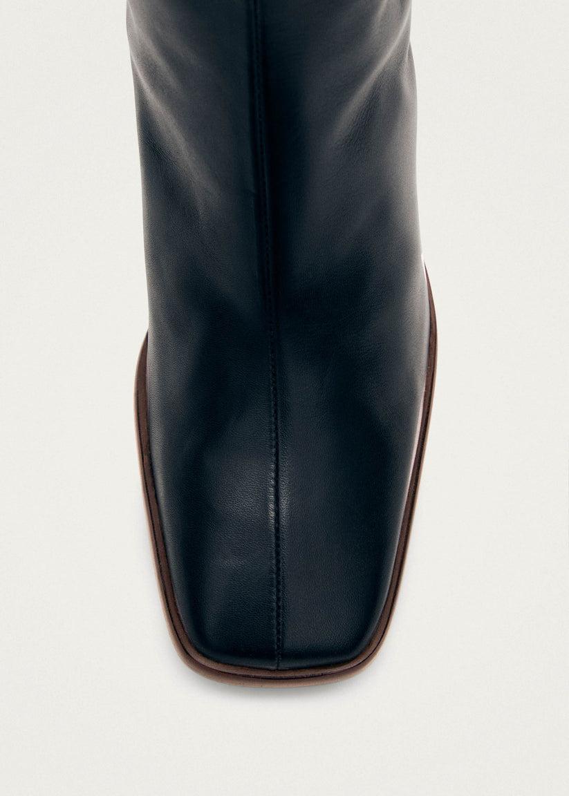 Alohas East Botas Negras de Piel Ventas relámpago