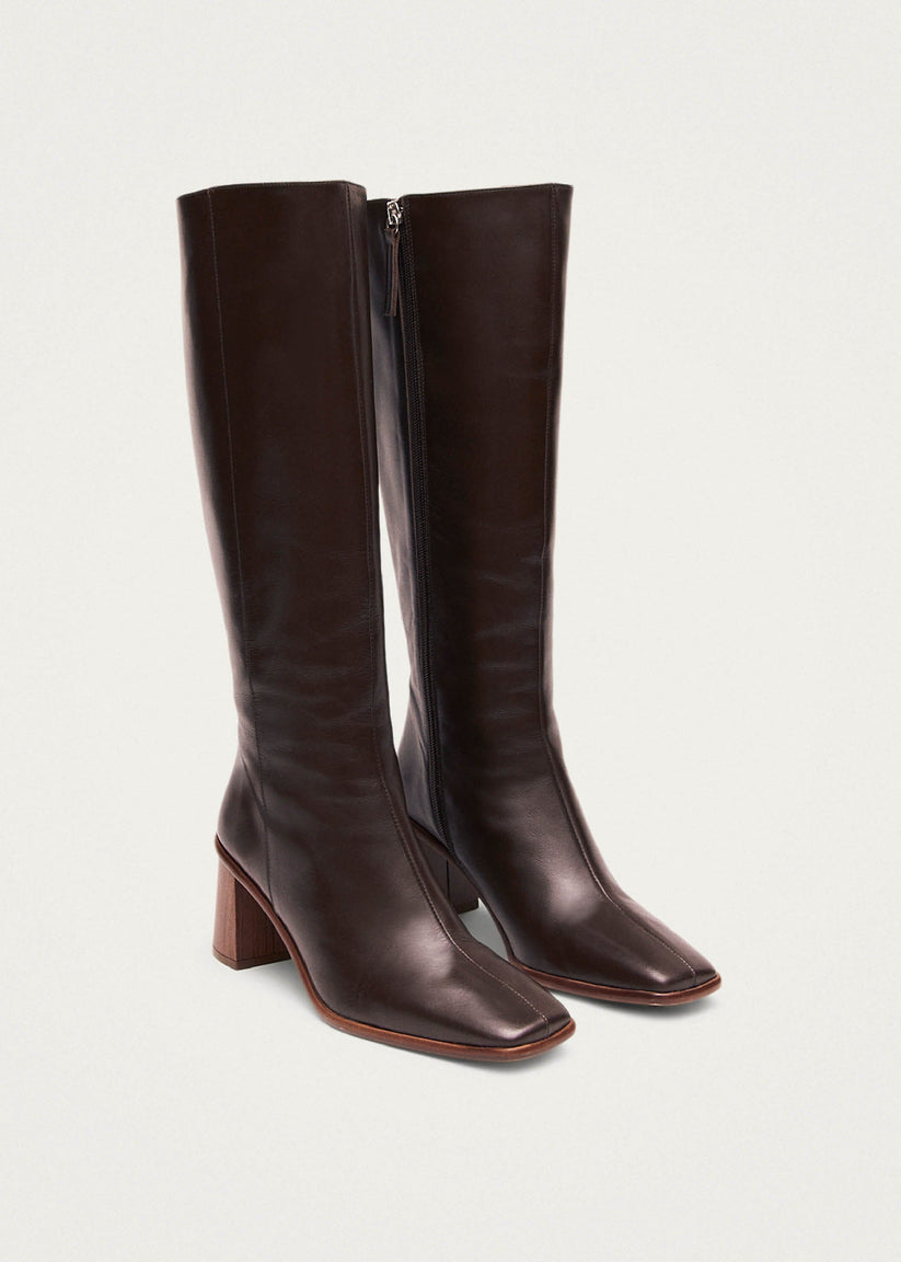 Alohas East Botas Marrones de Piel Rebajas top