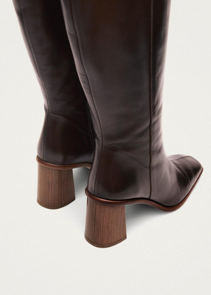 Alohas East Botas Marrones de Piel Rebajas top