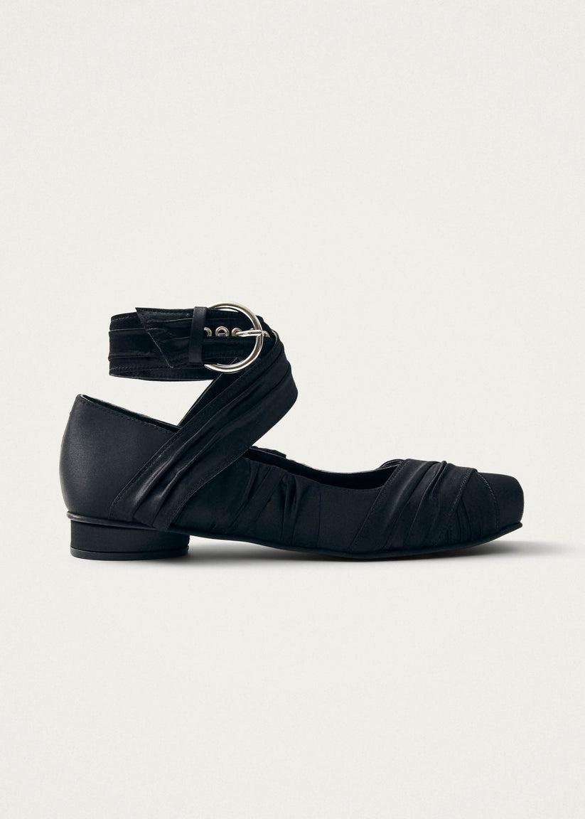 Alohas Volant Silky Bailarinas Negras