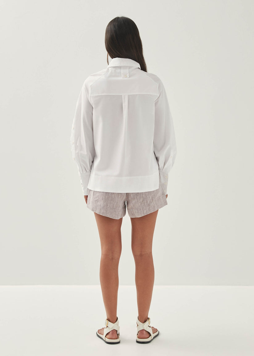 Alohas Aiko Camisa Blanca Ahorra y exporta