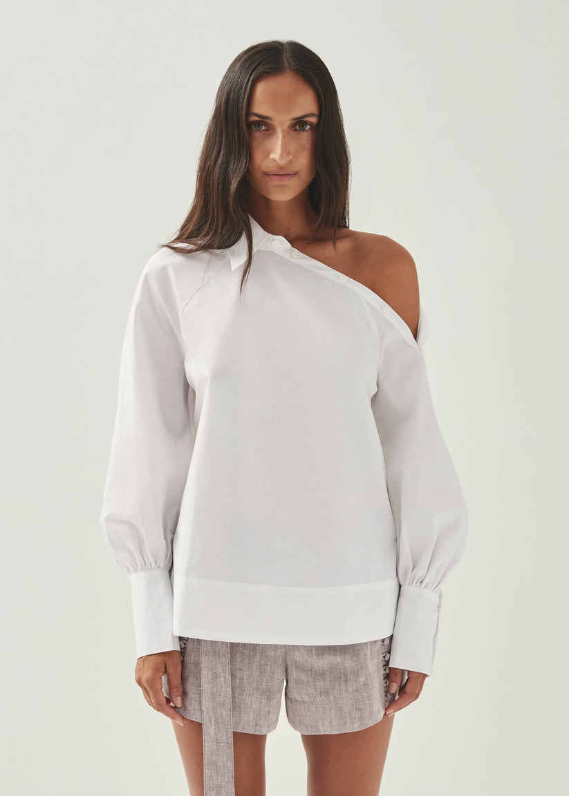 Alohas Aiko Camisa Blanca Ahorra y exporta
