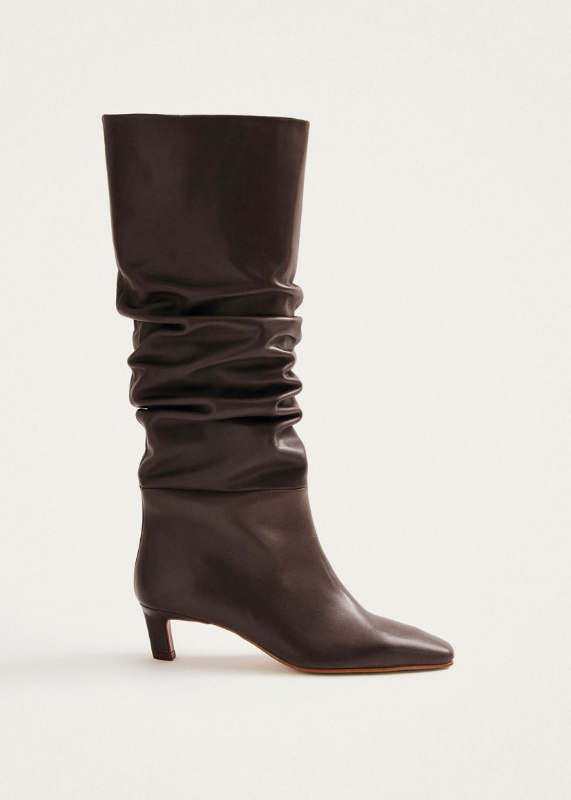 Alohas Kalila Botas de Cuero Marrón