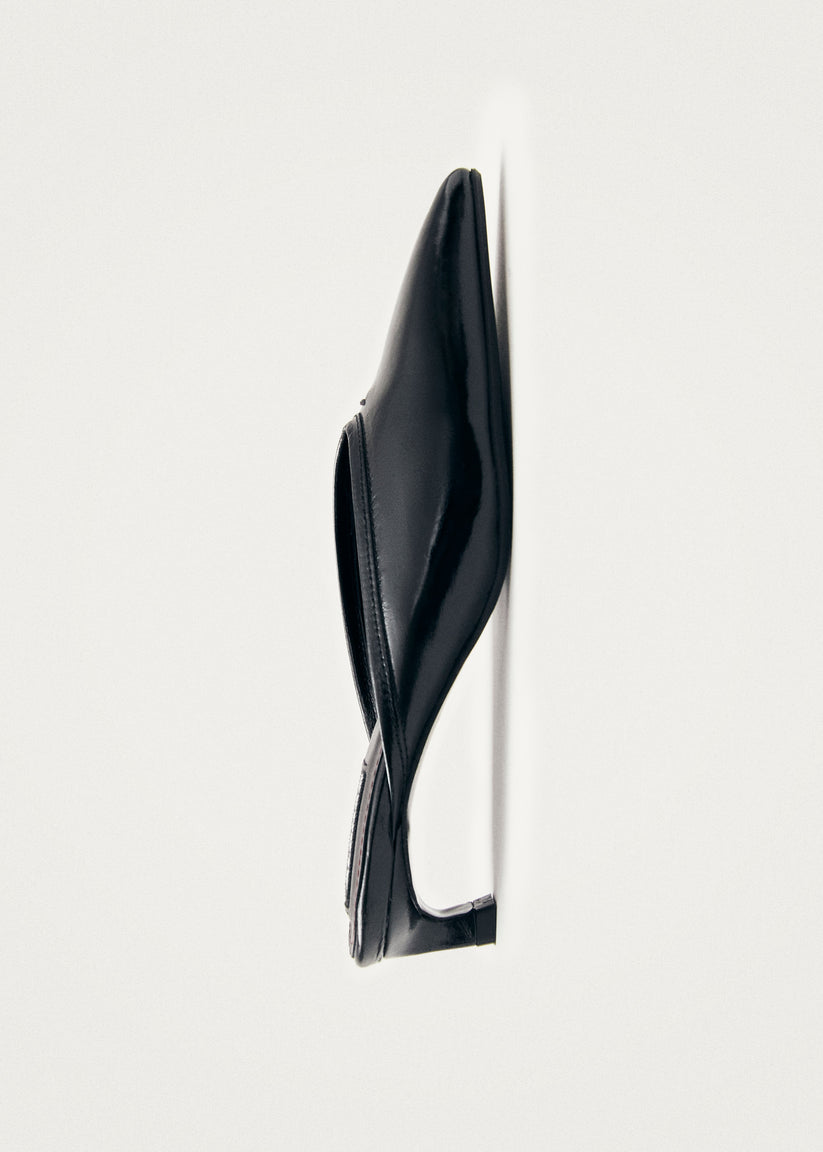 Alohas Tessa Onix Negro Cuero Mules Outlet