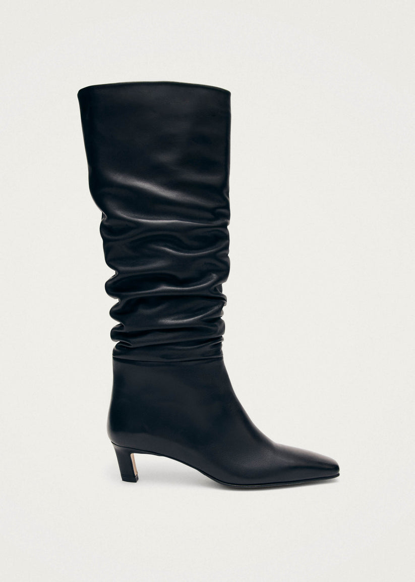 Alohas Kalila Botas de Cuero Negro