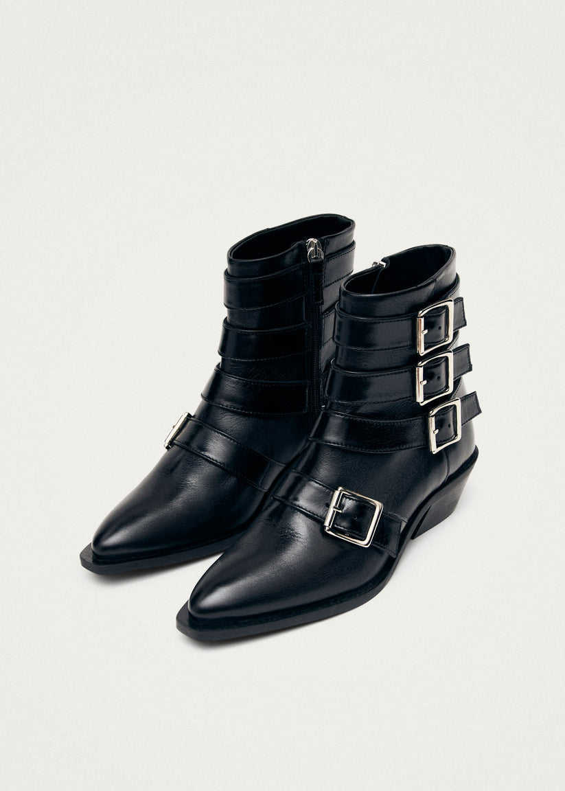 Alohas Eras Botines de Cuero Negro 2025