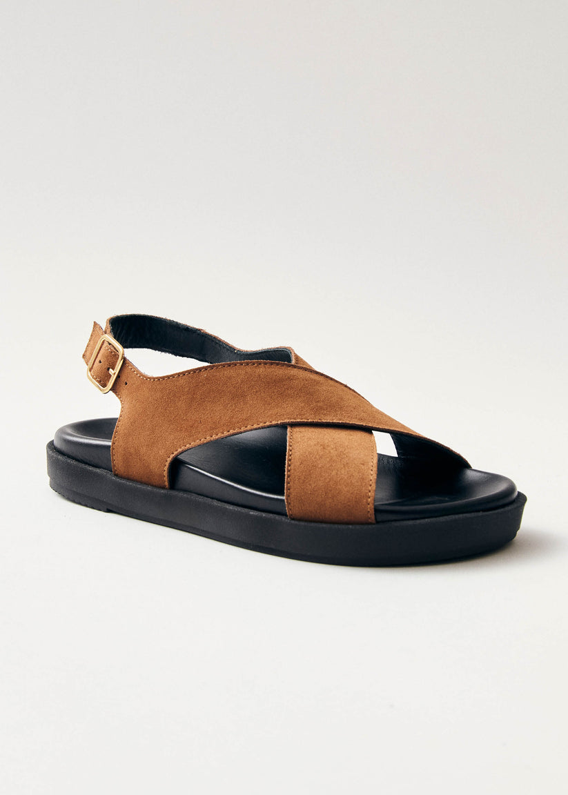 Alohas Nico Sandalias de Ante Marrón Outlet