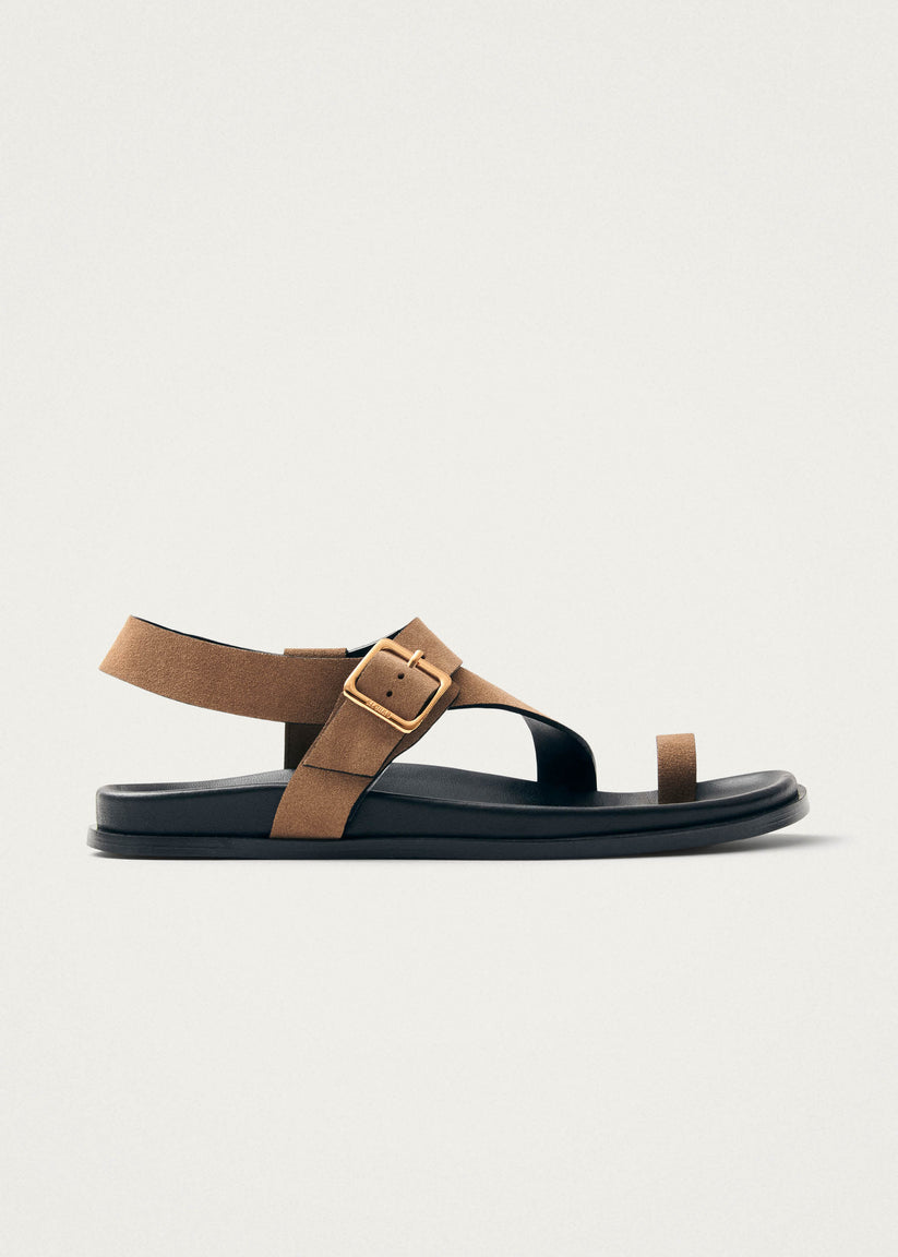 Alohas Siren Sandalias de Cuero Ante Color Tan