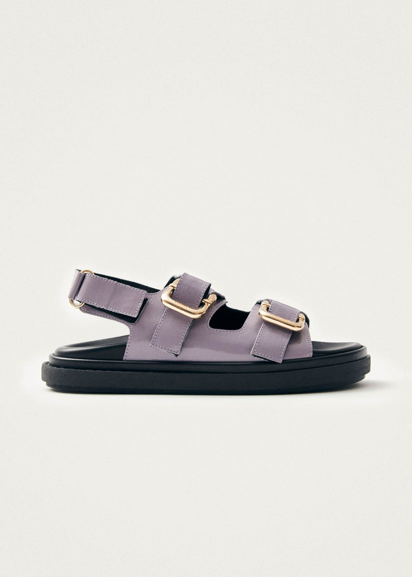 Alohas Harper Onix Sandalias de Cuero Malva