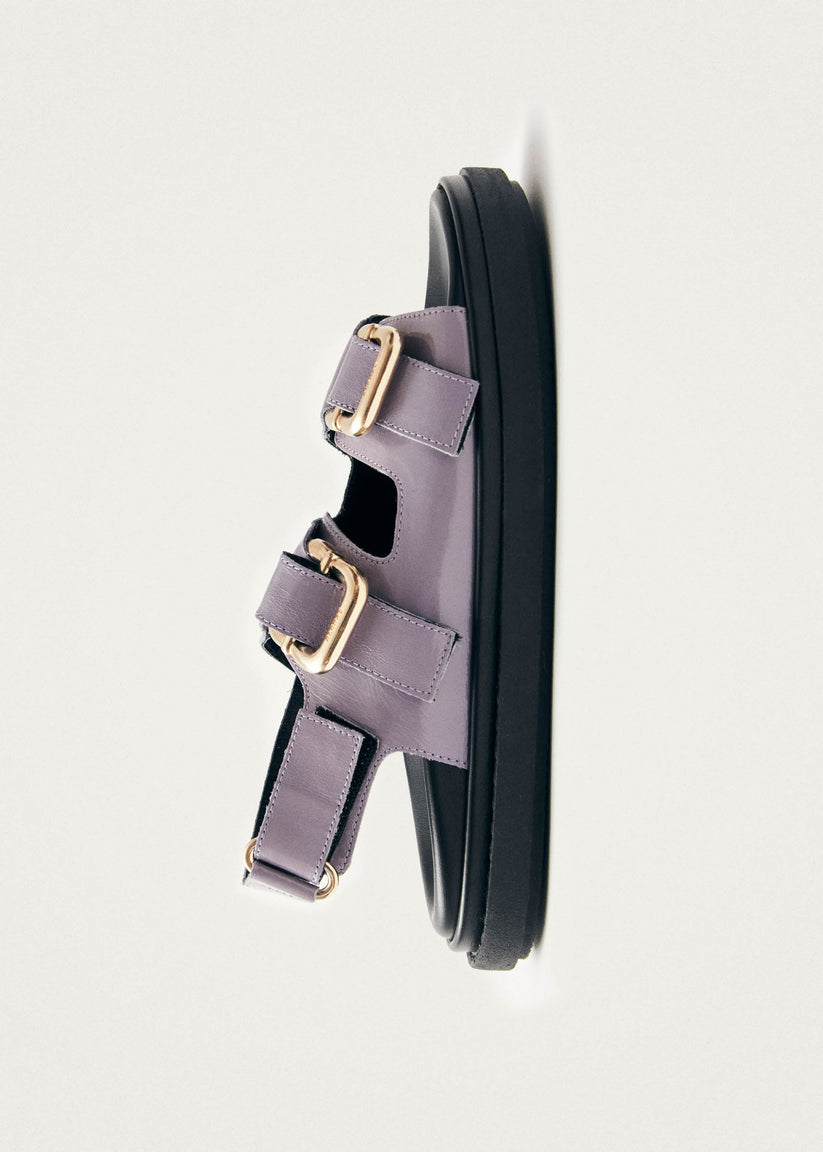 Alohas Harper Onix Sandalias de Cuero Malva Mejor oferta