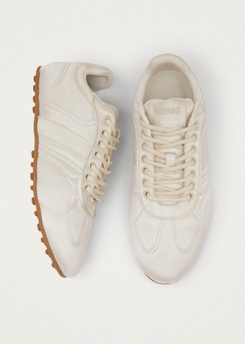 Alohas Tb.69 Rife Sheen Zapatillas Color Crema Últimos 2 días