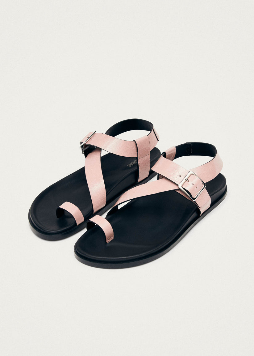 Alohas Siren Onix Sandalias de Cuero Color Rosa 2025