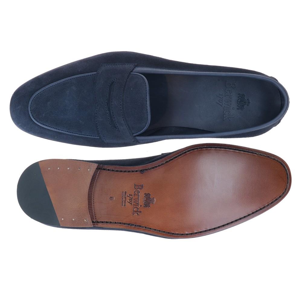 Berwick 1707 5541-T01 JANUS CALF NAVY - sin forro Descuentos del mes