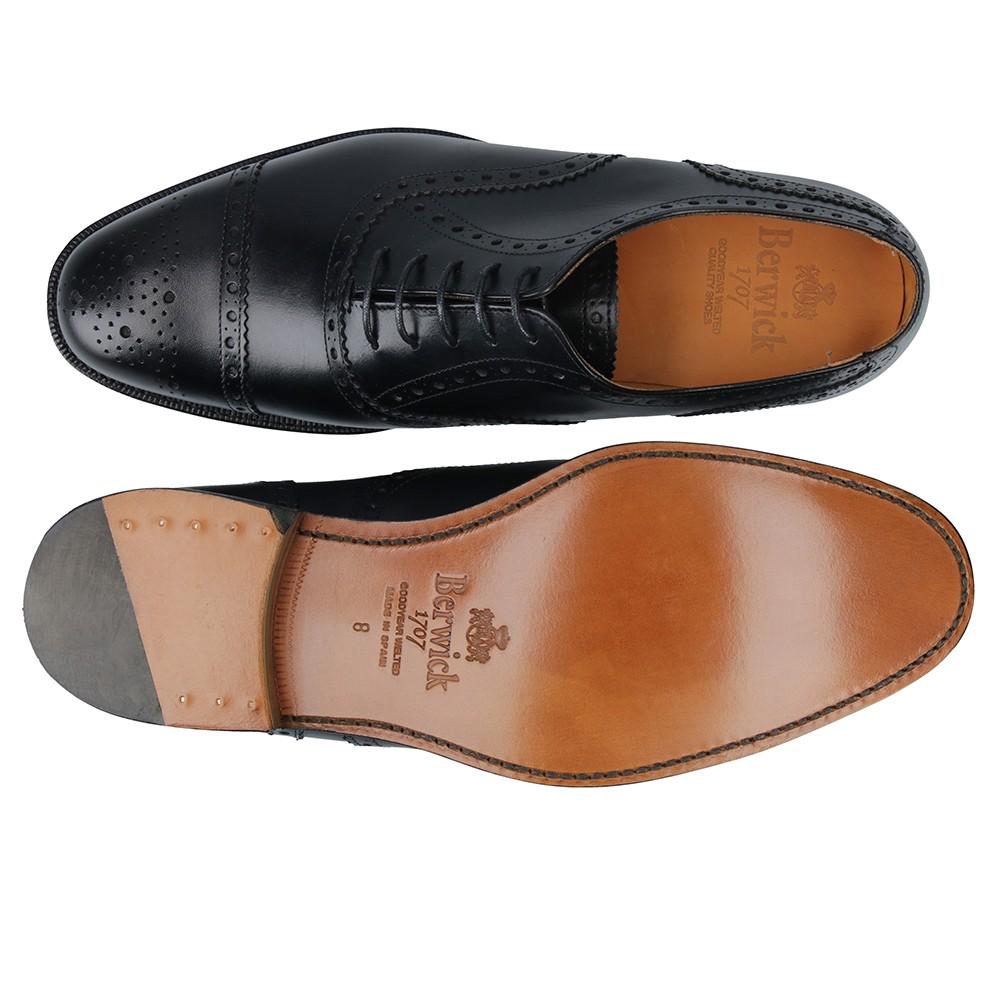 Berwick 1707 6870-K1 BOX CALF NEGRO Rebajas baratas
