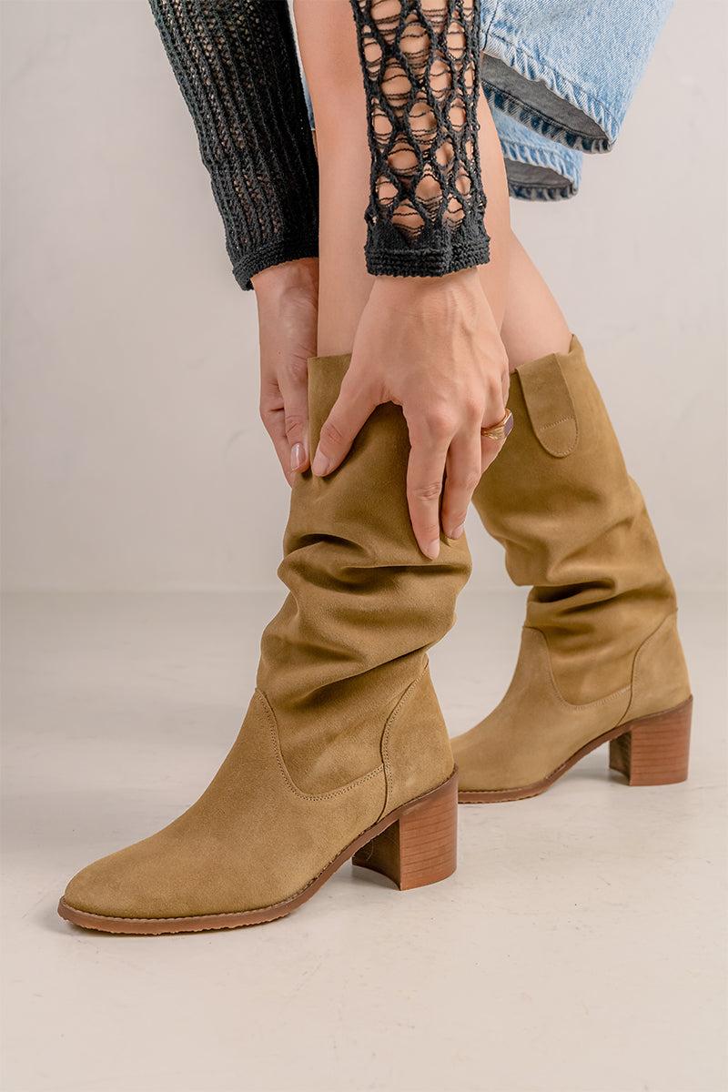 Bryan shoes Camel - VALENTINA Grandes descuentos