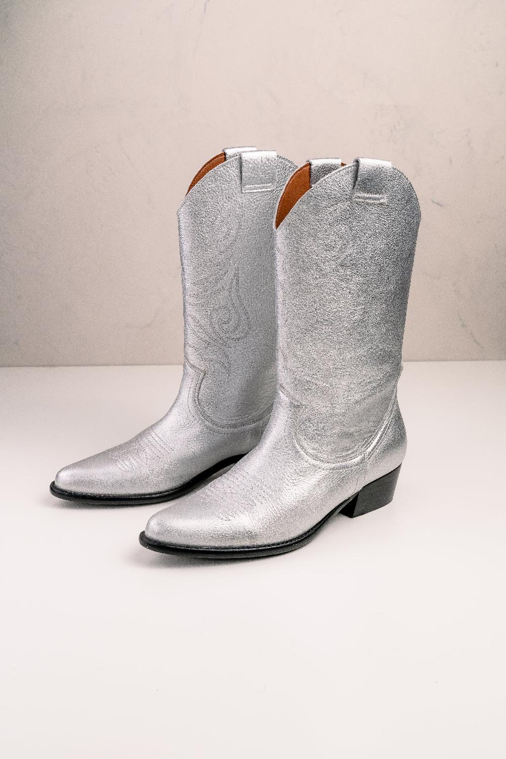 Bryan shoes Plata bordado - JANDRA Libre de impuestos