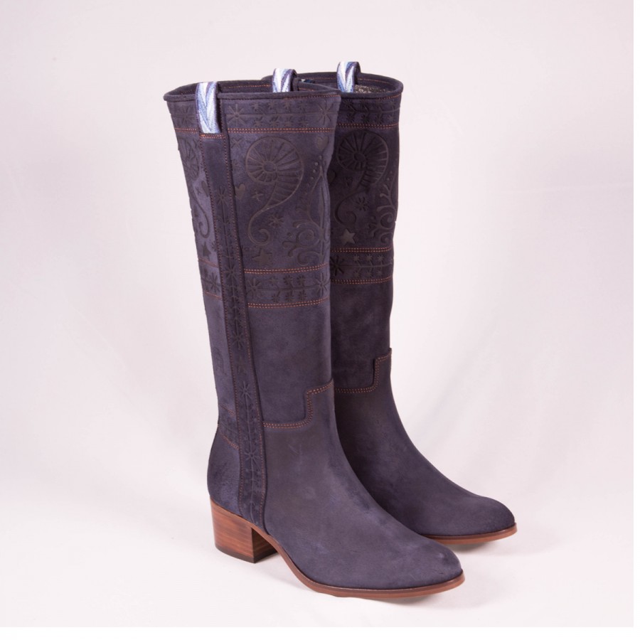 Dakota boots Bota campera vintage DKT 10 Marino Descuento por venta flash
