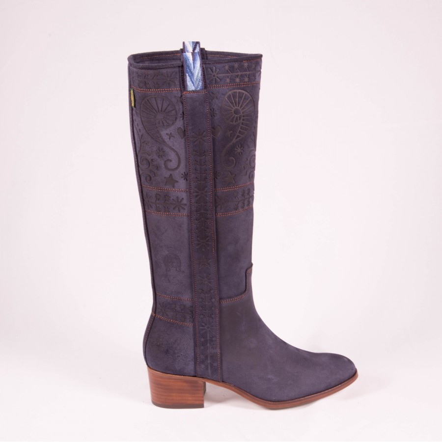 Dakota boots Bota campera vintage DKT 10 Marino Descuento por venta flash
