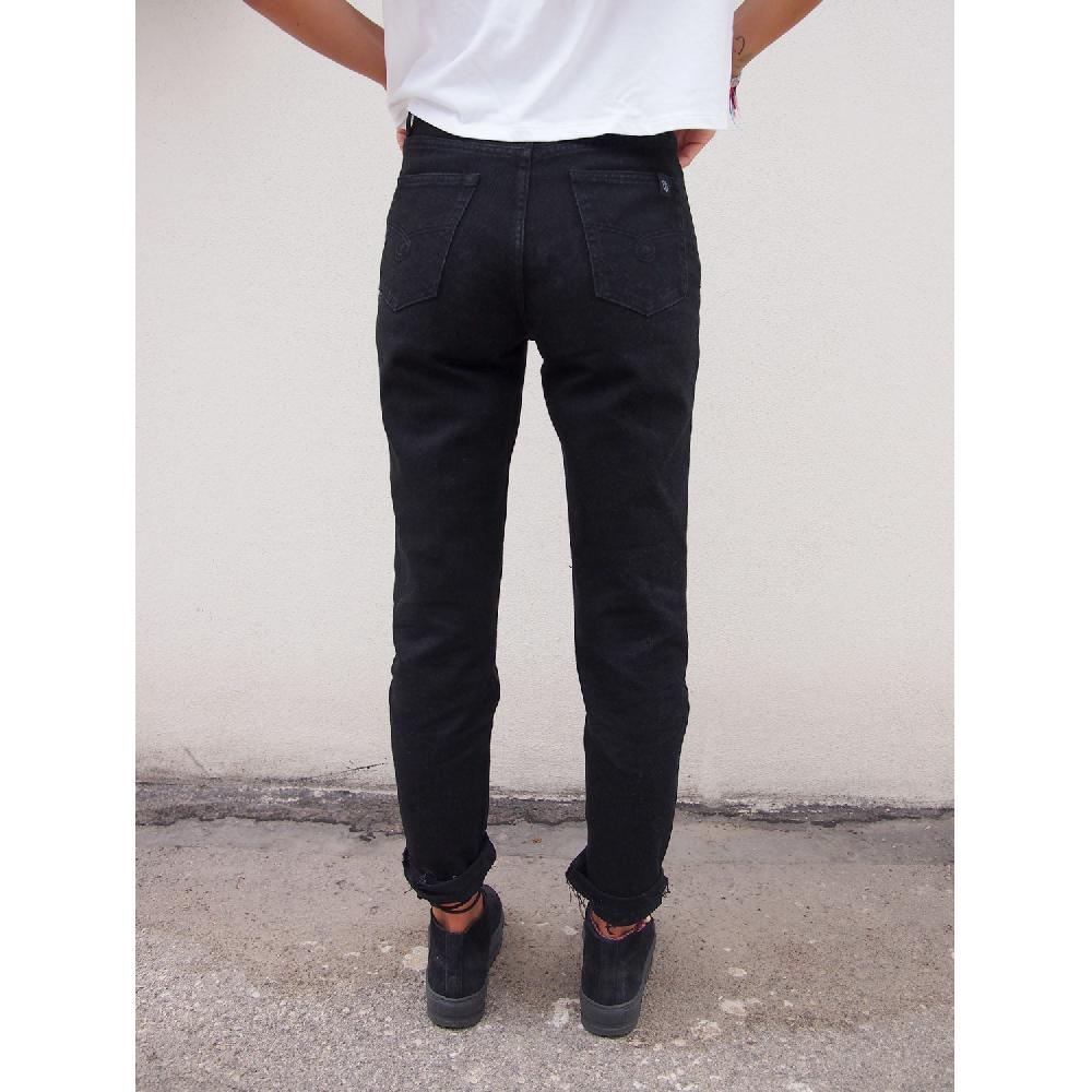 Dolfie JEANS WOMAN ROSE - JEANS BLACK RETRO Tienda de fábrica