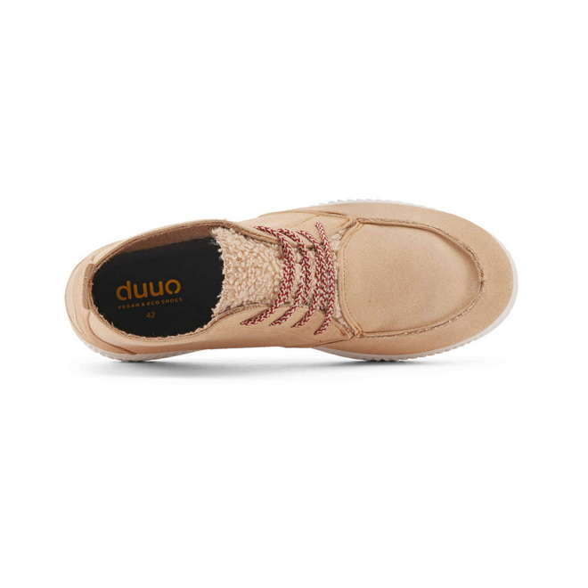 Duuo Zapatilla casual camel estilo botín ÚLTIMAS EDICIONES