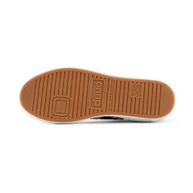 Duuo Zapatillas azules causal con detalles beige y verde Oferta especial de fábrica