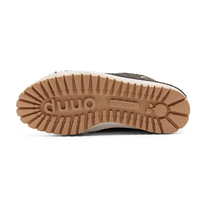 Duuo Zapatillas negras con plataforma y borreguito mujer Tienda de fábrica