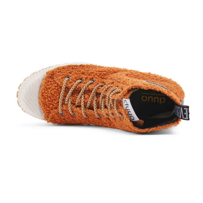 Duuo Zapatillas naranjas con plataforma y borreguito mujer Precios de Black Friday