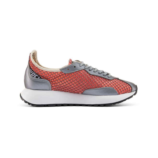 Duuo Zapatillas casual rosa con detalles plateados mujer Descuentos del mes