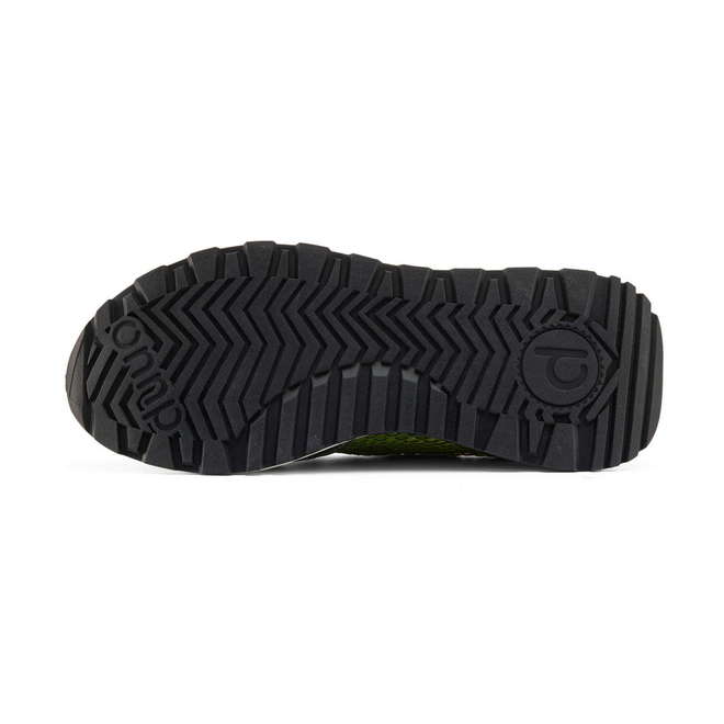 Duuo Zapatillas casual verdes con detalles plateados mujer Última moda