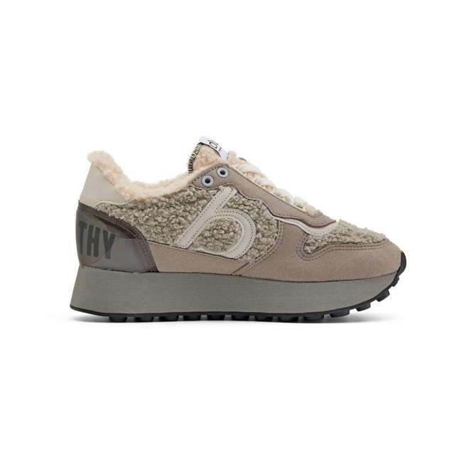 Duuo Zapatillas marrones retro running mujer Outlet online