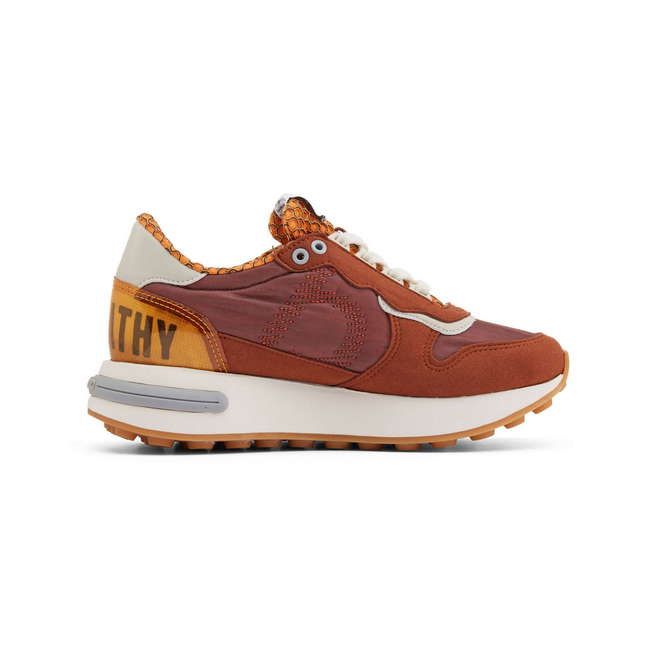 Duuo Zapatillas naranjas retro con cuña mujer Ofertas