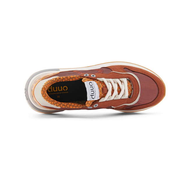 Duuo Zapatillas naranjas retro con cuña mujer Ofertas